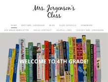 Tablet Screenshot of mrsjorgenson.com